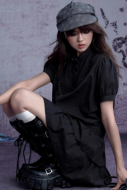 Vertical Stripe Summer Dress