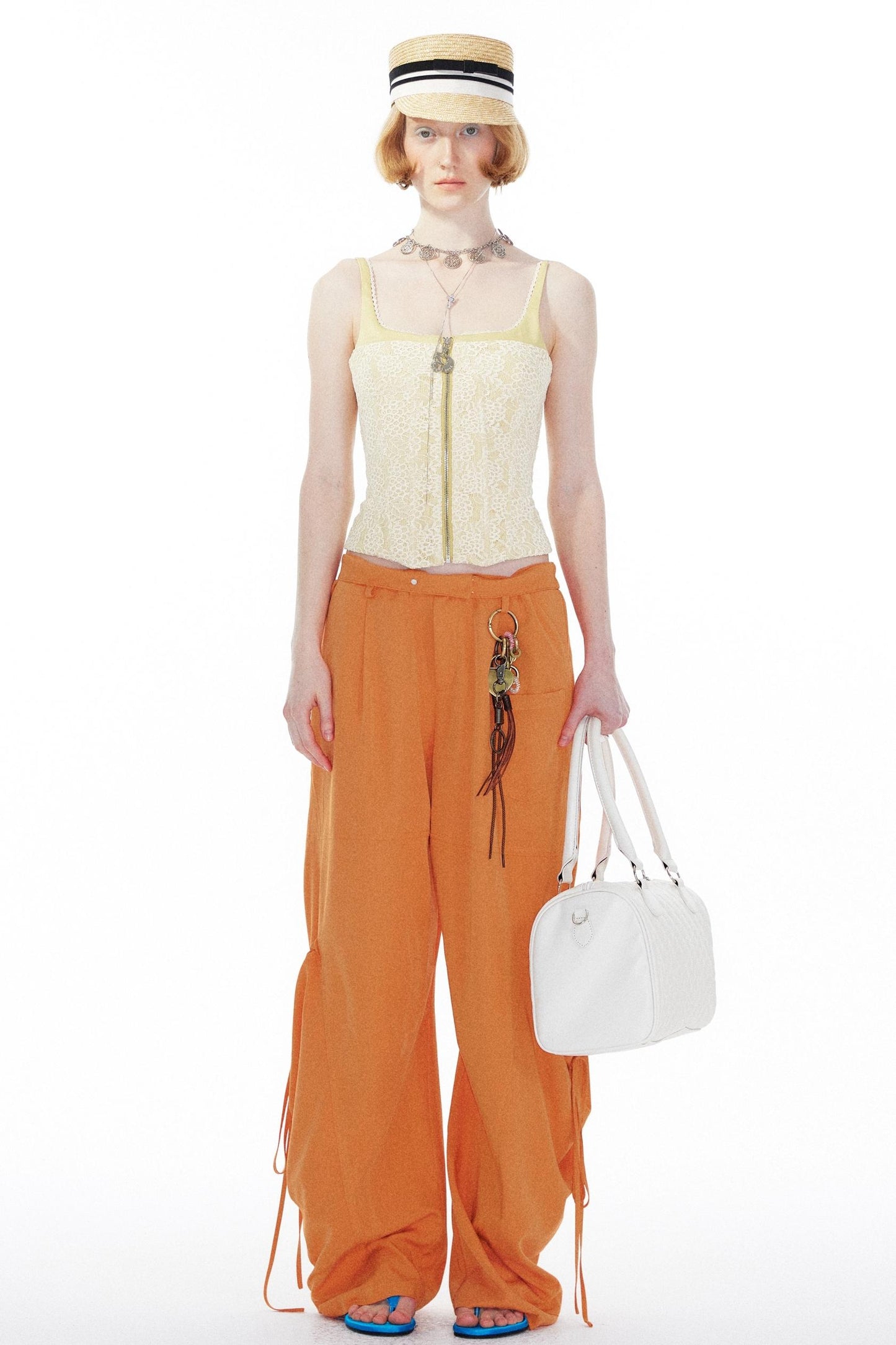 Light Yellow Lace Camisole