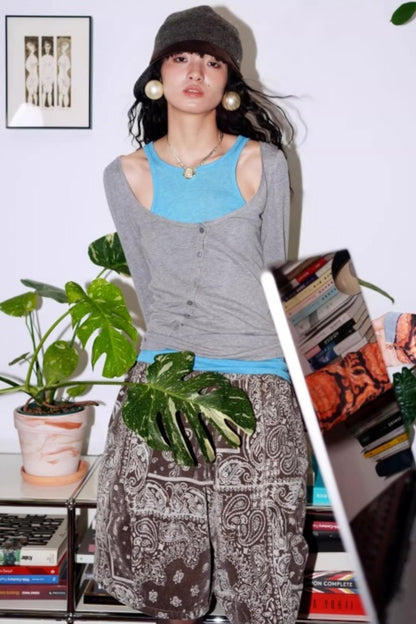 Slim Silk Wool Base Layer Top