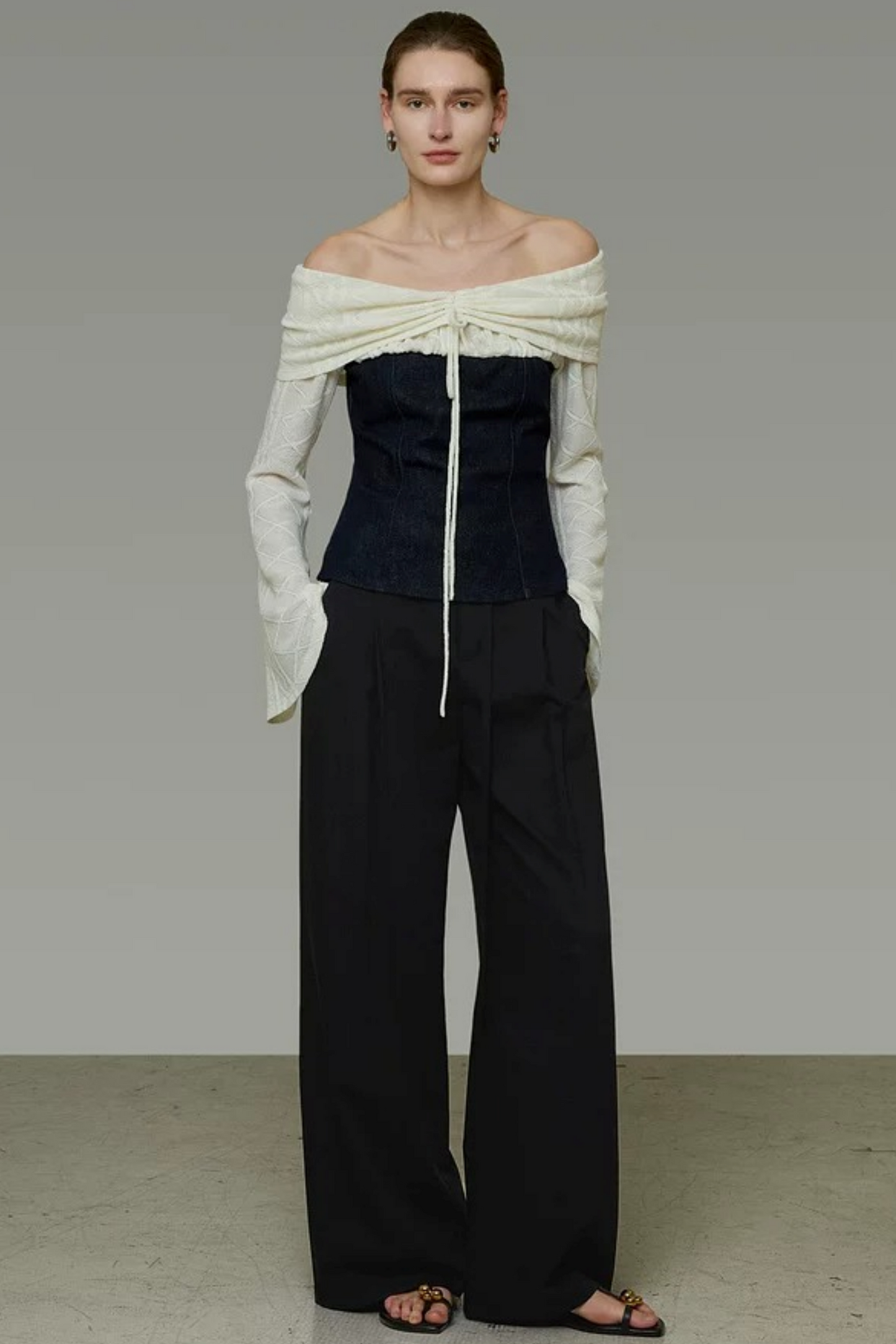 Unspoken Color-Blocked Knit Top