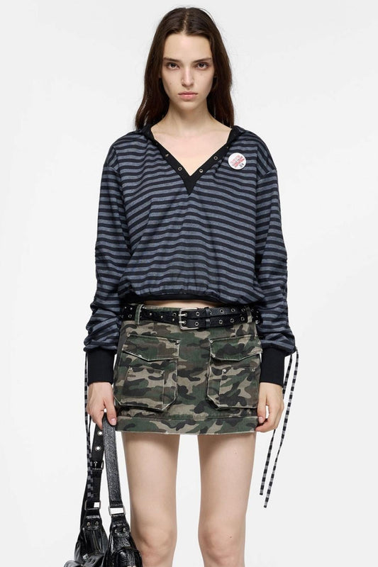 Diamond Hooded T-Shirt