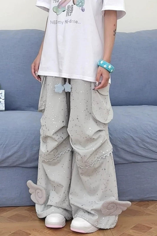 Y2K Dreamcore Paratrooper Pants