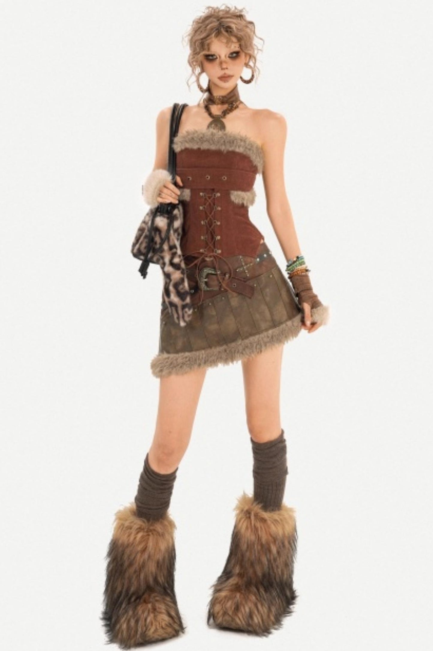 Lace-Up Off-Shoulder Top