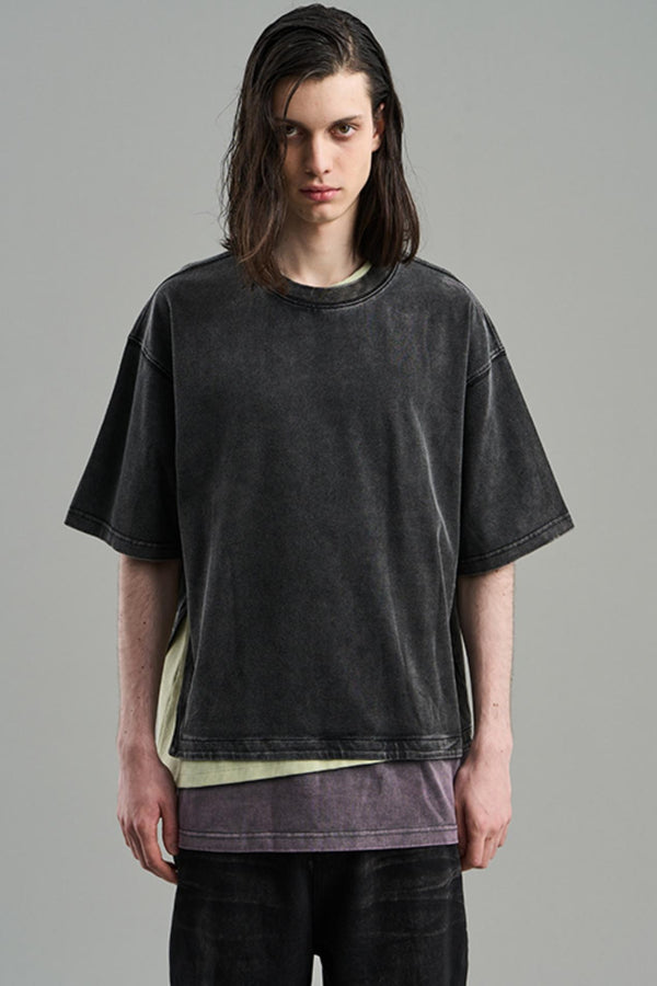 Layered Colorblock Tee