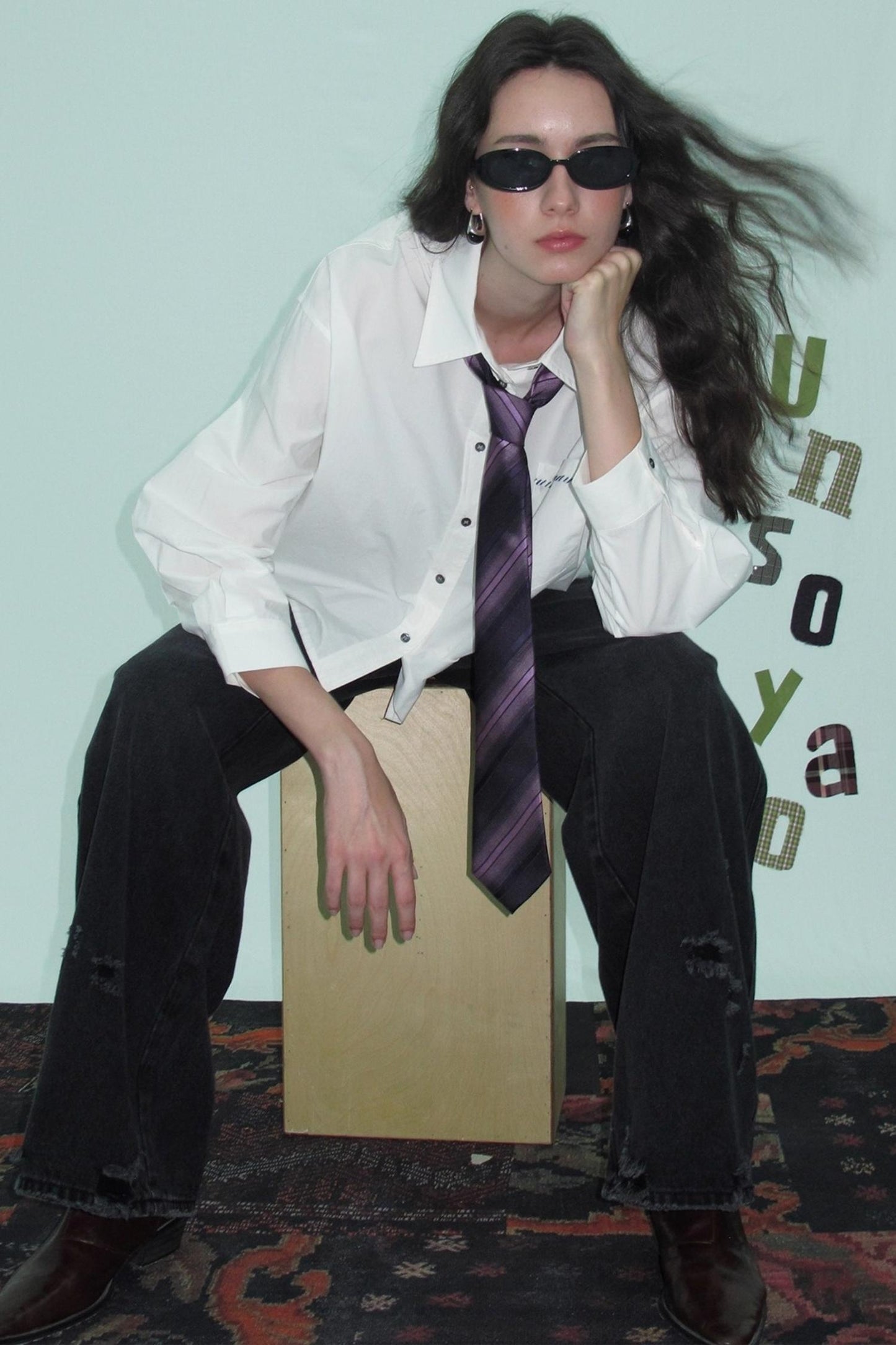 Cotton Embroidered White Shirt