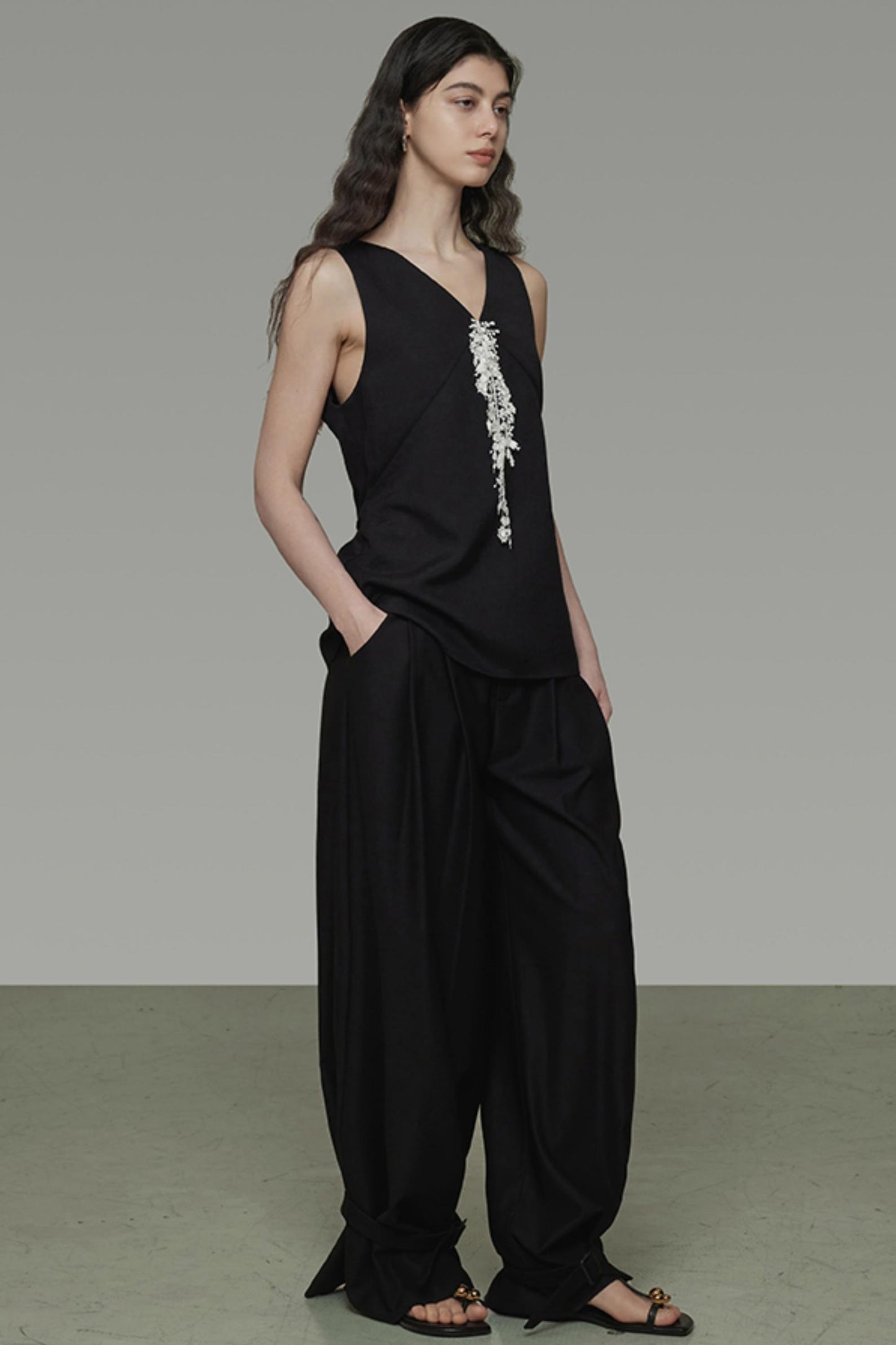 Lace Tassel Summer Vest