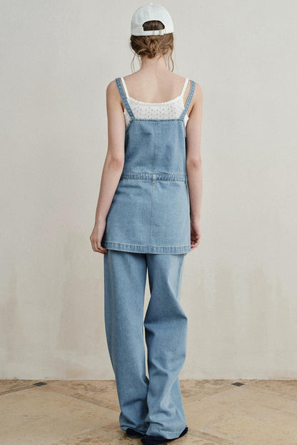 Sea Salt Retro Denim Dress