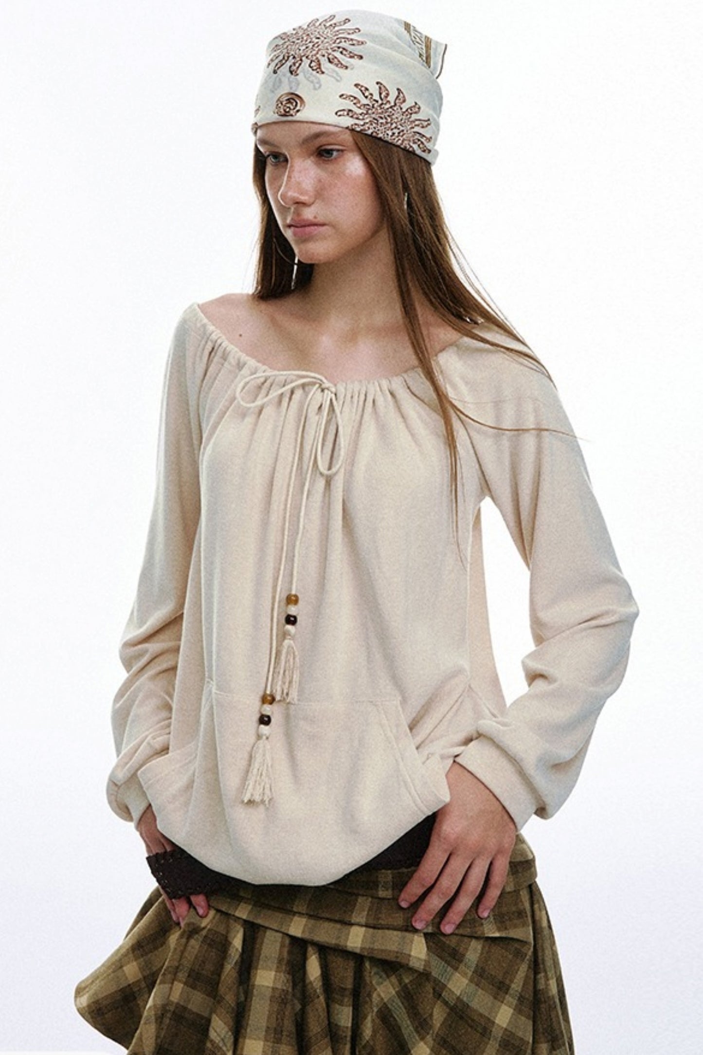 Bohemian One-Shoulder Top