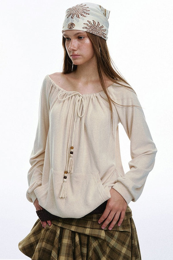 Bohemian One-Shoulder Top