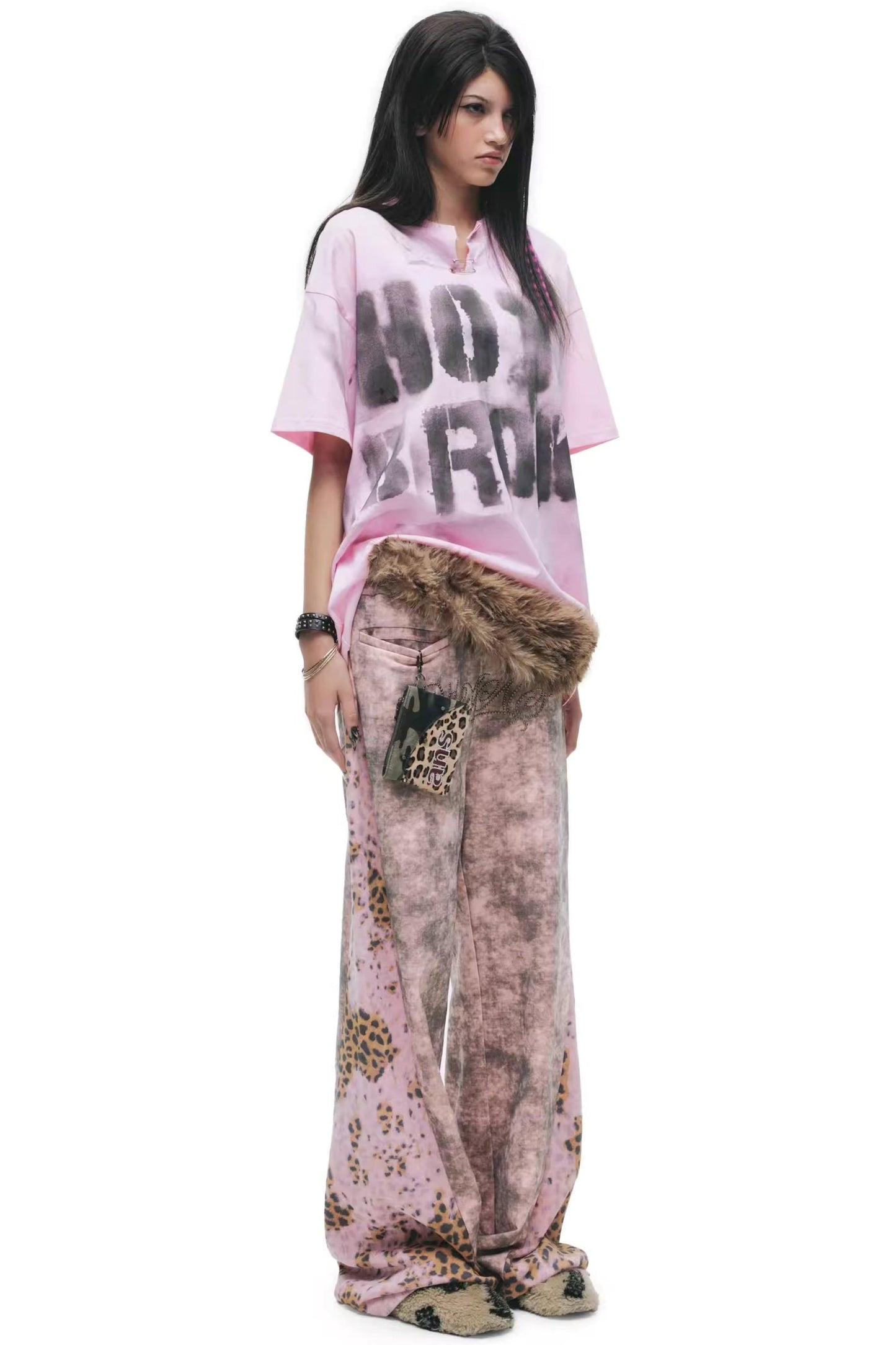 Tie-Dye Distressed Sweatpants