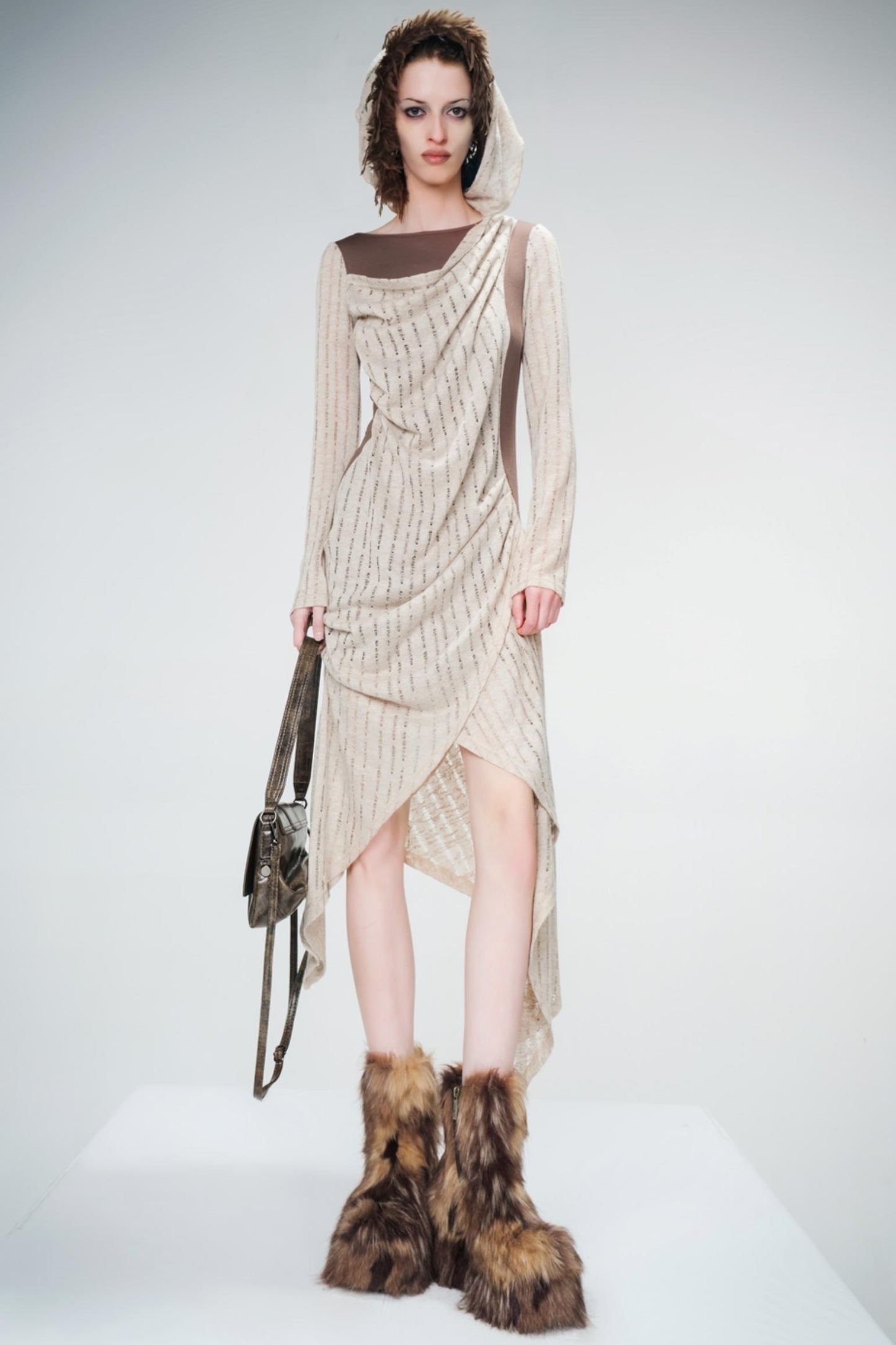 Mystic Dune Asymmetry Dress