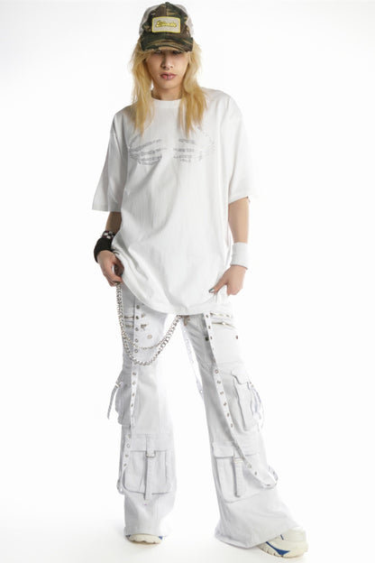 Skull Claw Rhinestone Tee