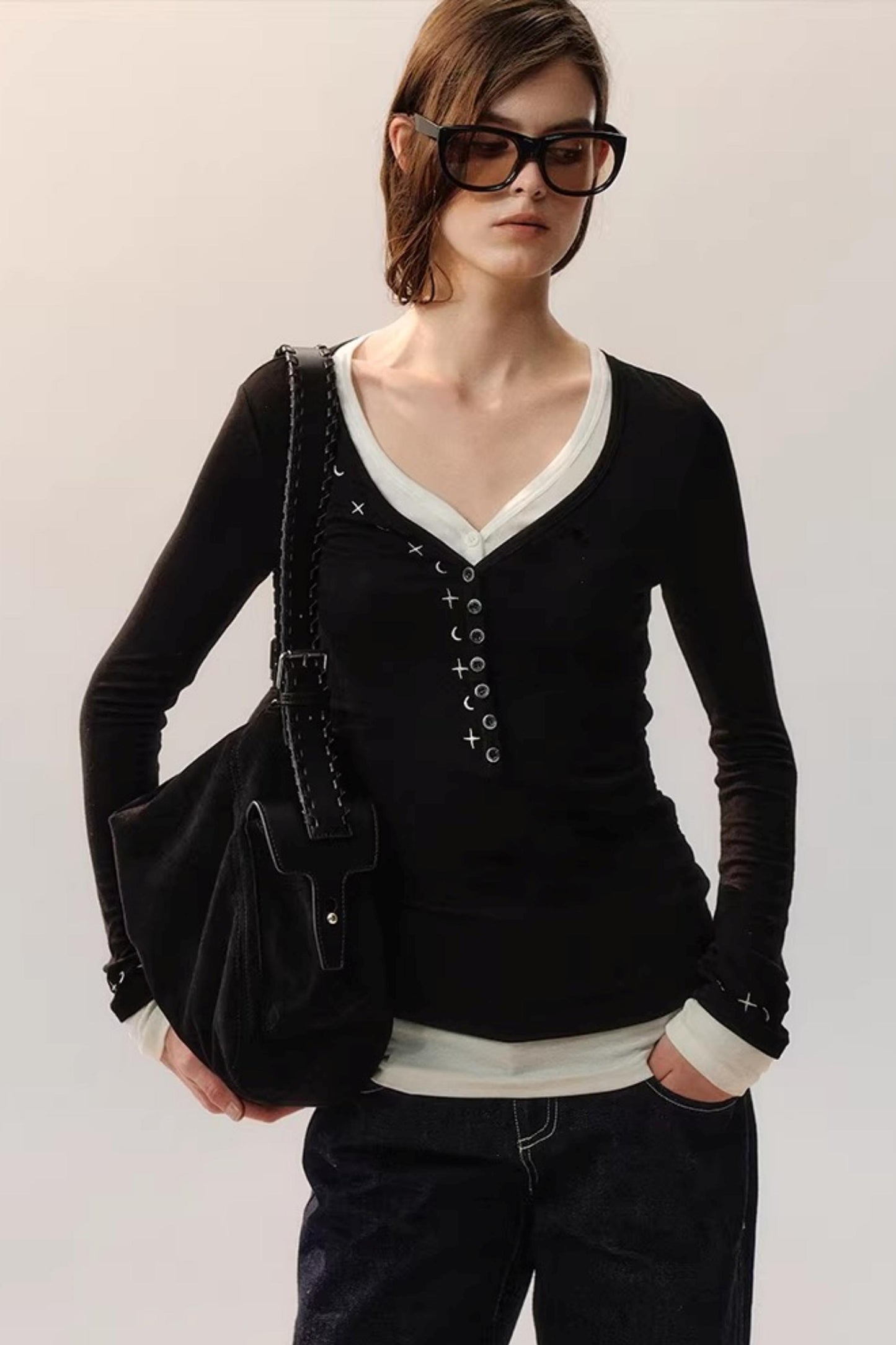 Star Rays Knit Top