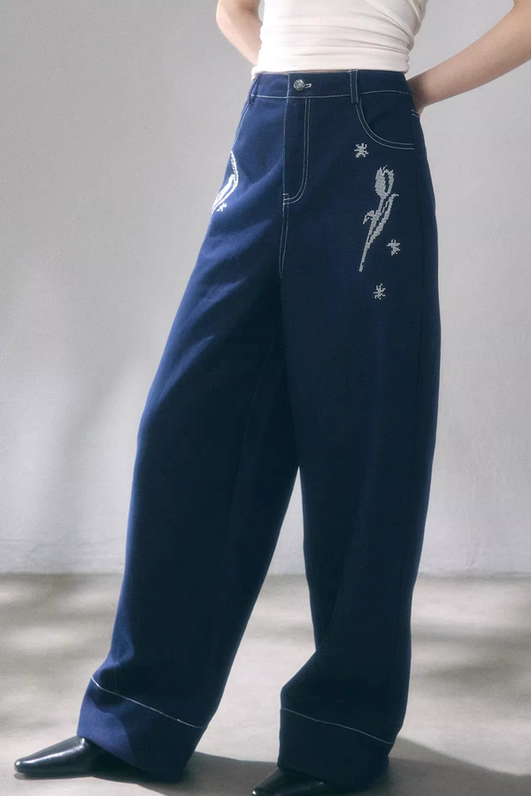 Heart of Gold Denim Pants