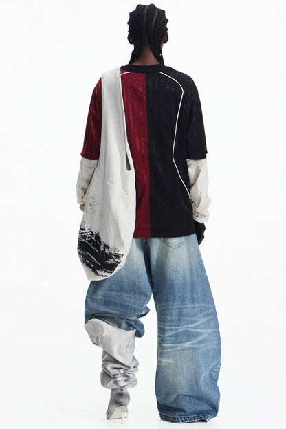 Vintage Soccer Racing Jersey Top