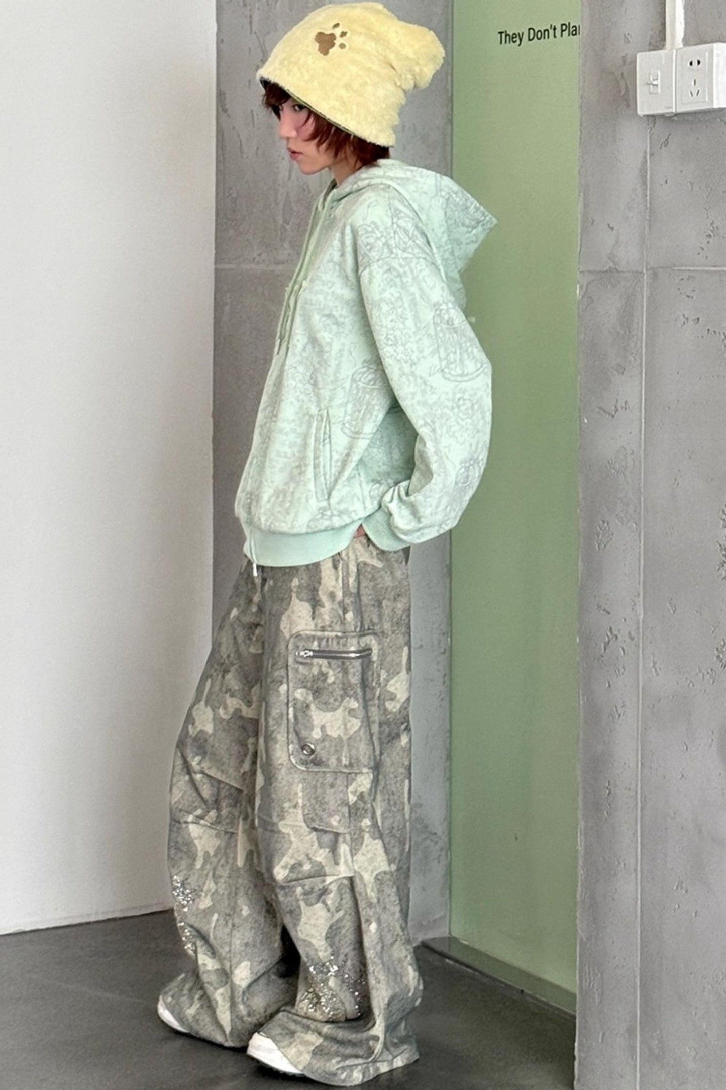 Millennium Green Hooded Sweatshirt Coat