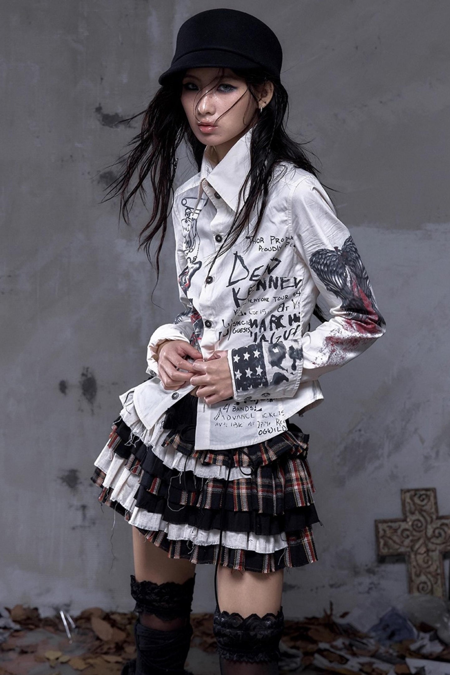 Vintage Rebel Slim Fit Long Sleeve Shirt