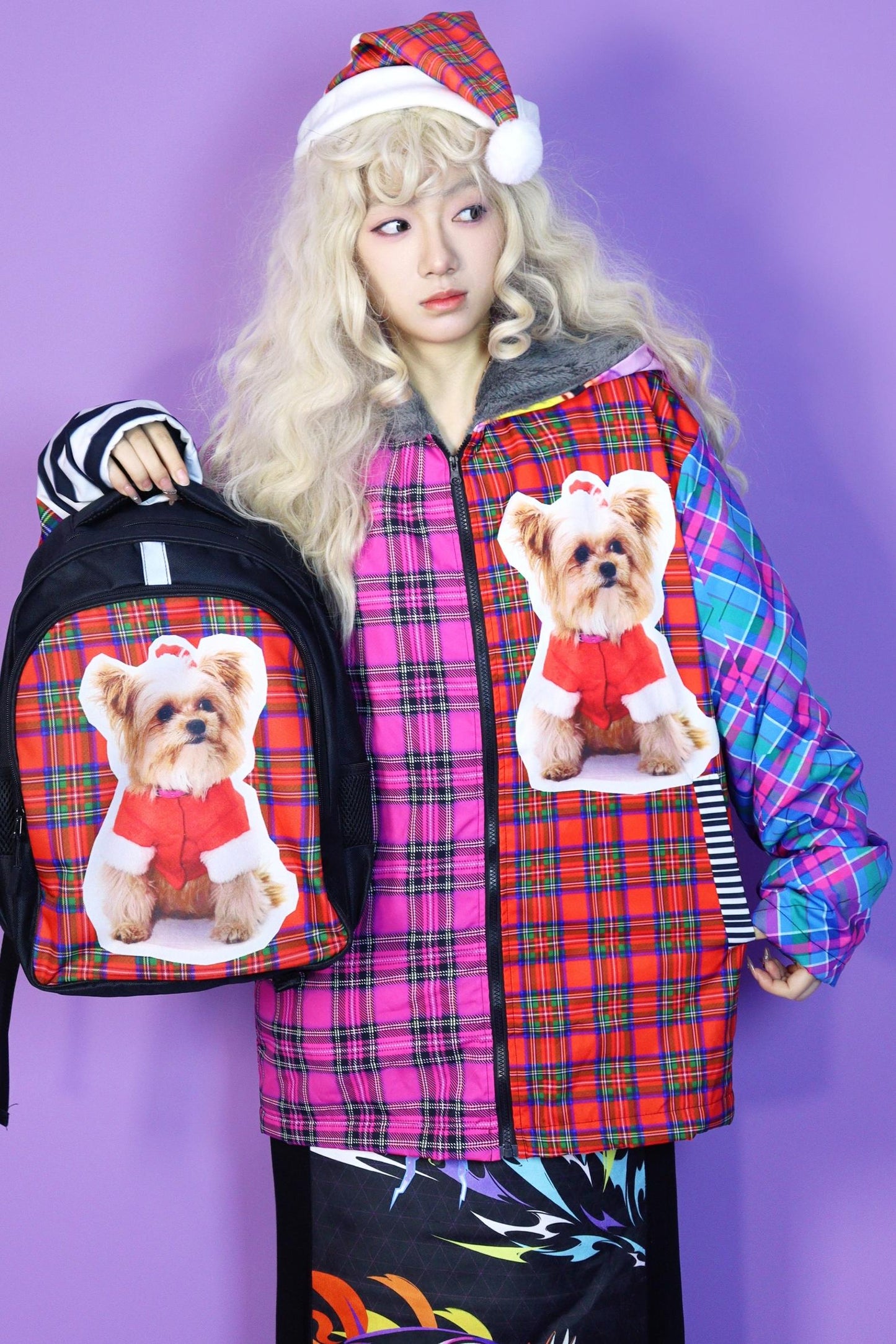Christmas Cotton Hooded Fleece Jacket