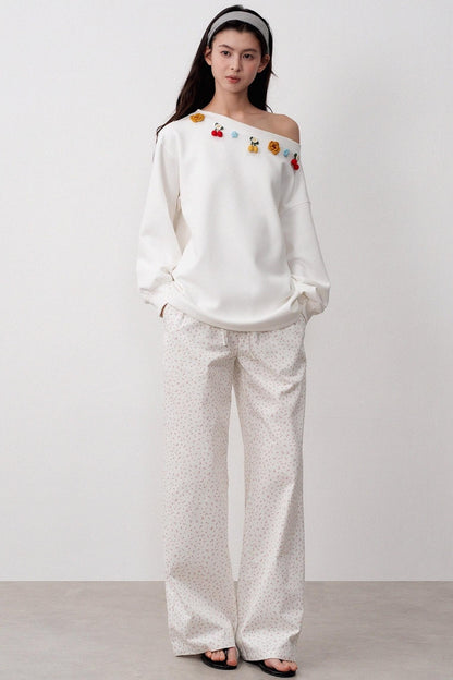 Multi-wear Slanted Shoulder Top