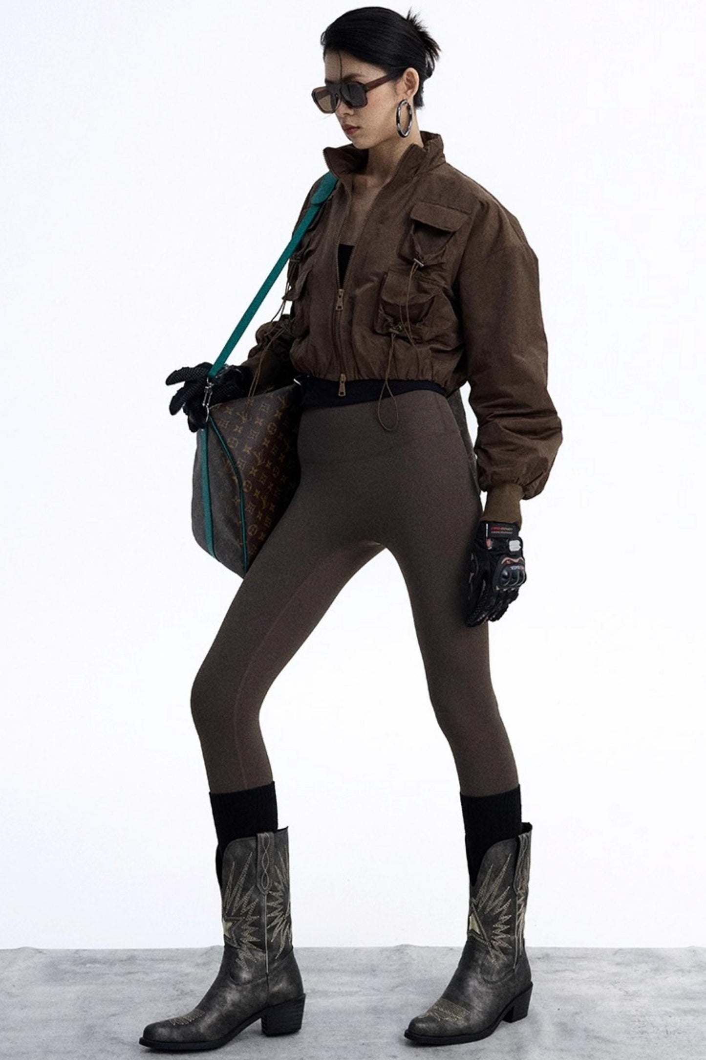 Pig Nose Multi-Pocket Flight Jacket