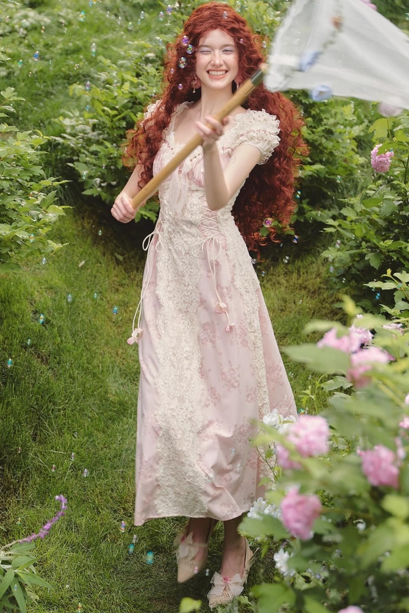 French Sweet Lace Dress