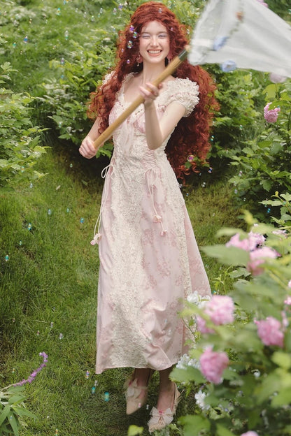 French Sweet Lace Dress