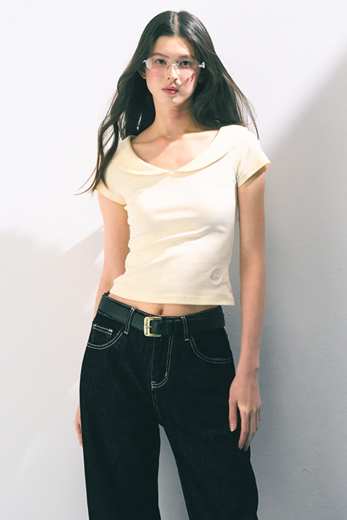 Minimalist Knit Slim Fit Top