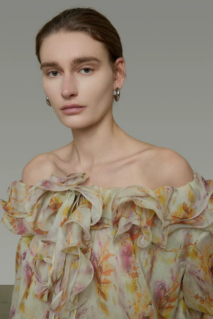 Unspoken Floral Off-Shoulder Blouse
