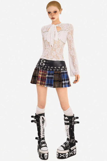 Molly Punk Plaid Skirt