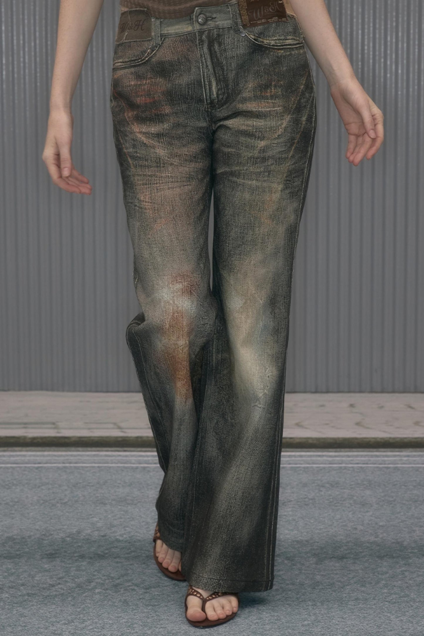 Autumn Sweet Retro Jeans