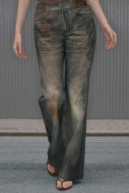 Autumn Sweet Retro Jeans