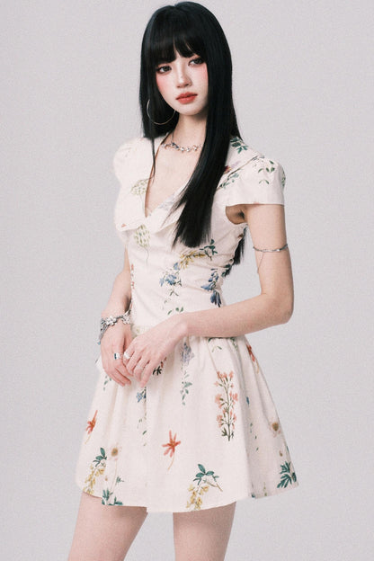 Floral French Doll Dress
