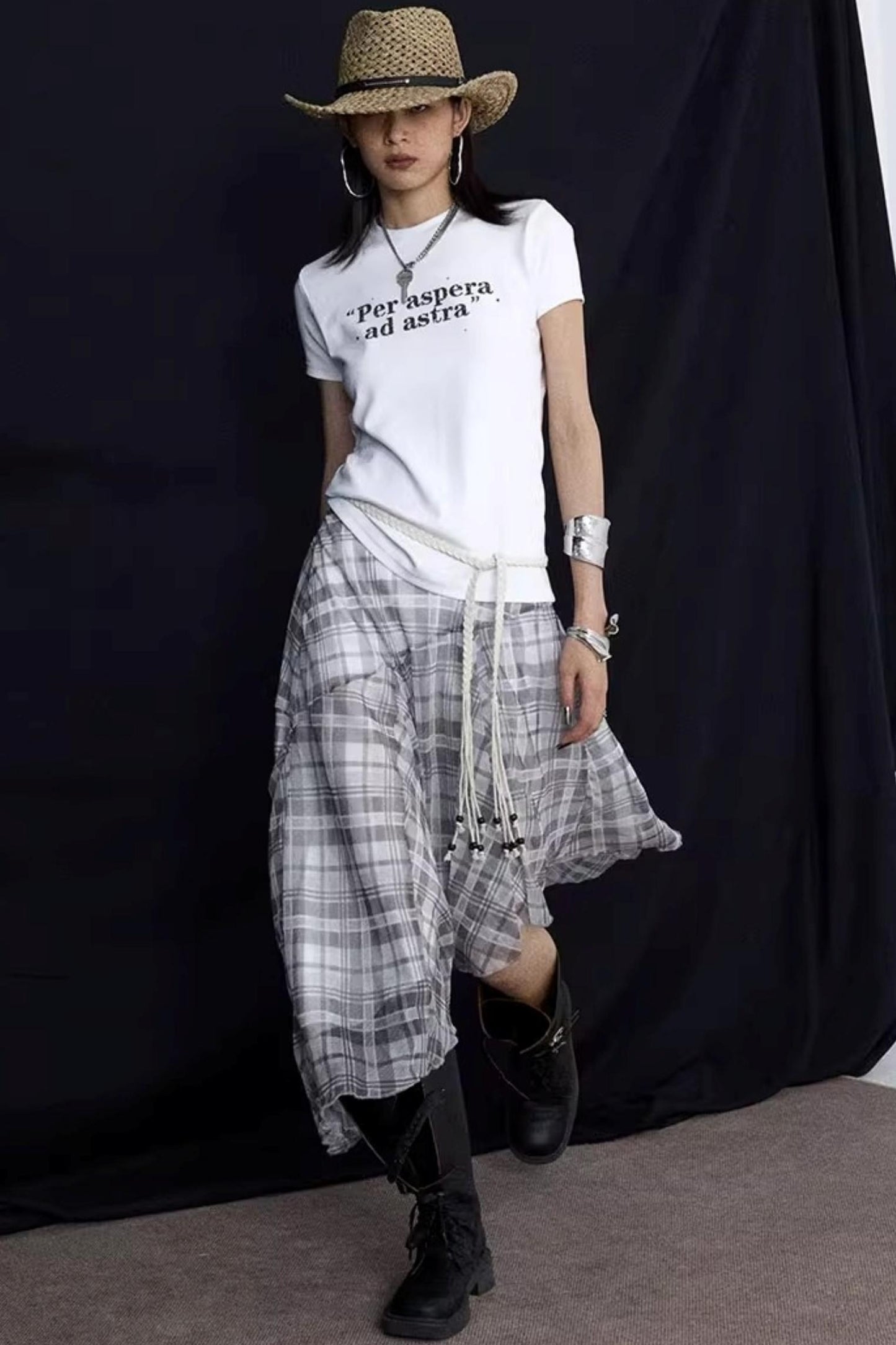 Summer Ruffled Irregular Skirt