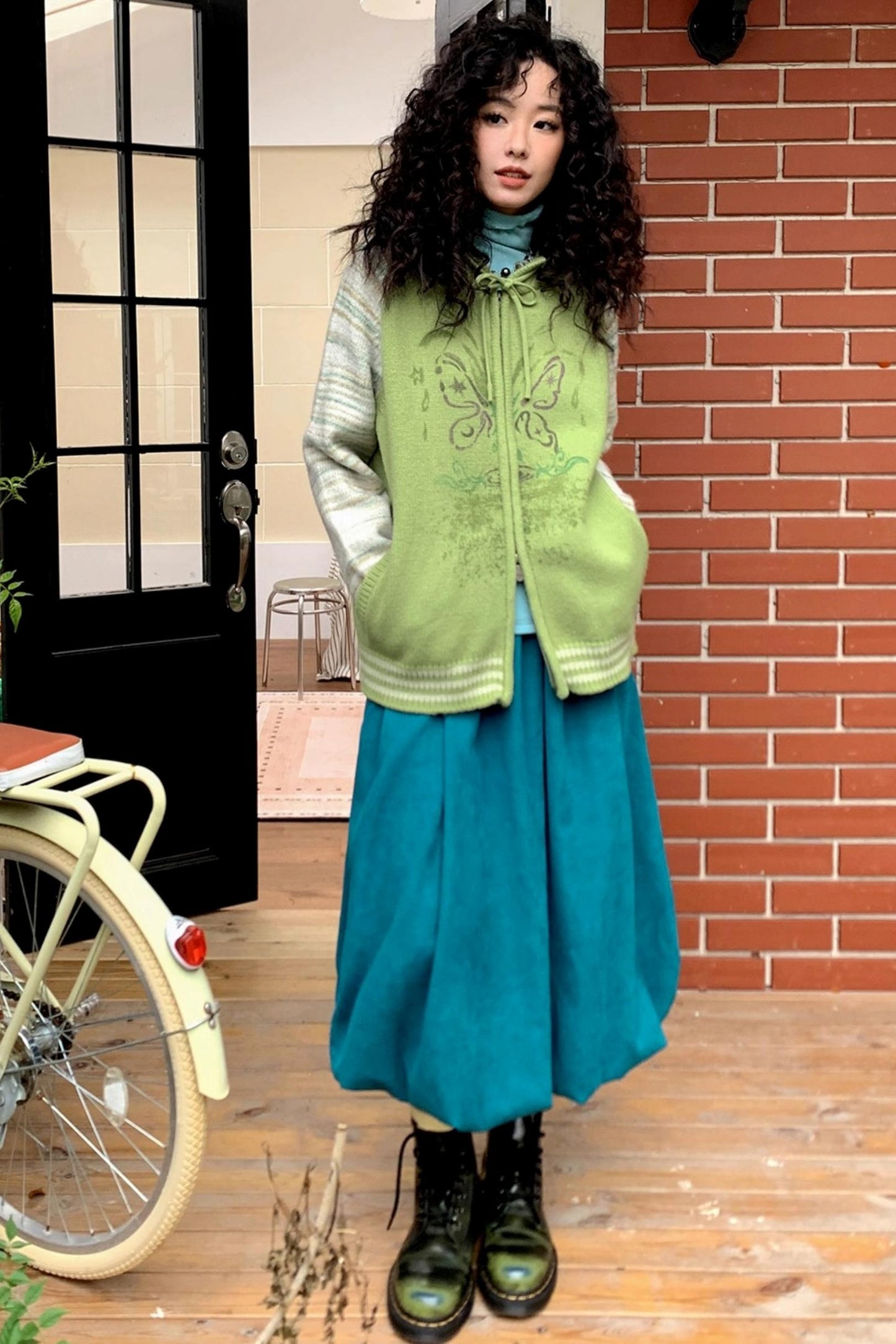 Butterfly Whisper Wool Cardigan