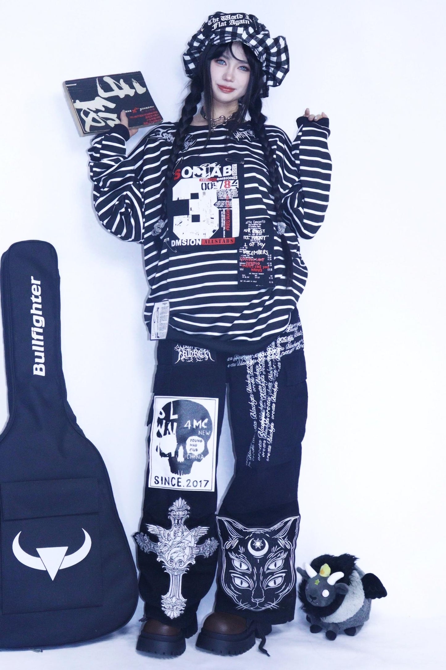 Punk Retro Denim Pants