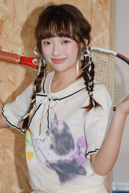 Dalmatian Silver Stud Earrings