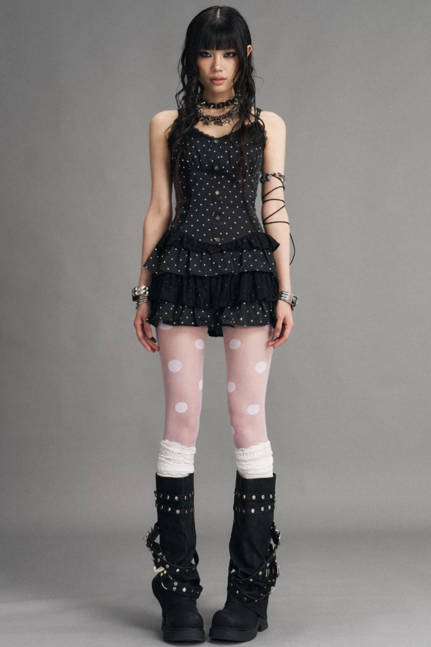 Retro Polka Dot Dress