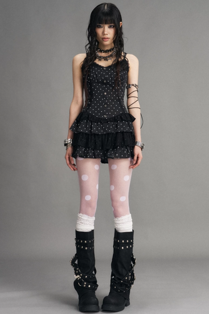 Retro Polka Dot Dress