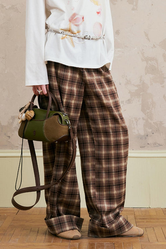 Relaxed Cuffed Hem Pants