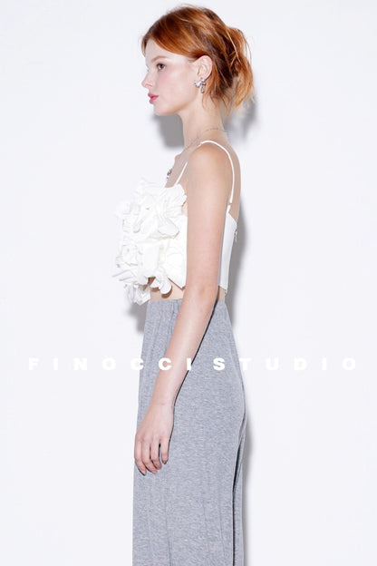 Ultra-Complex Double-Layer Petal Suspender