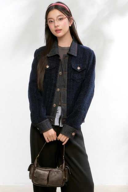 Autumn Retro Denim Jacket Set-Up