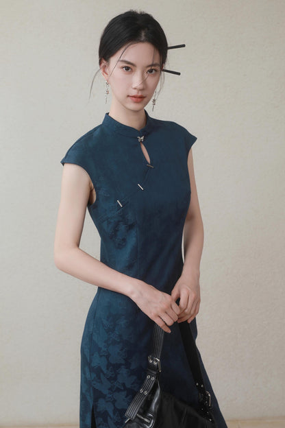 Summer Navy Denim Dress