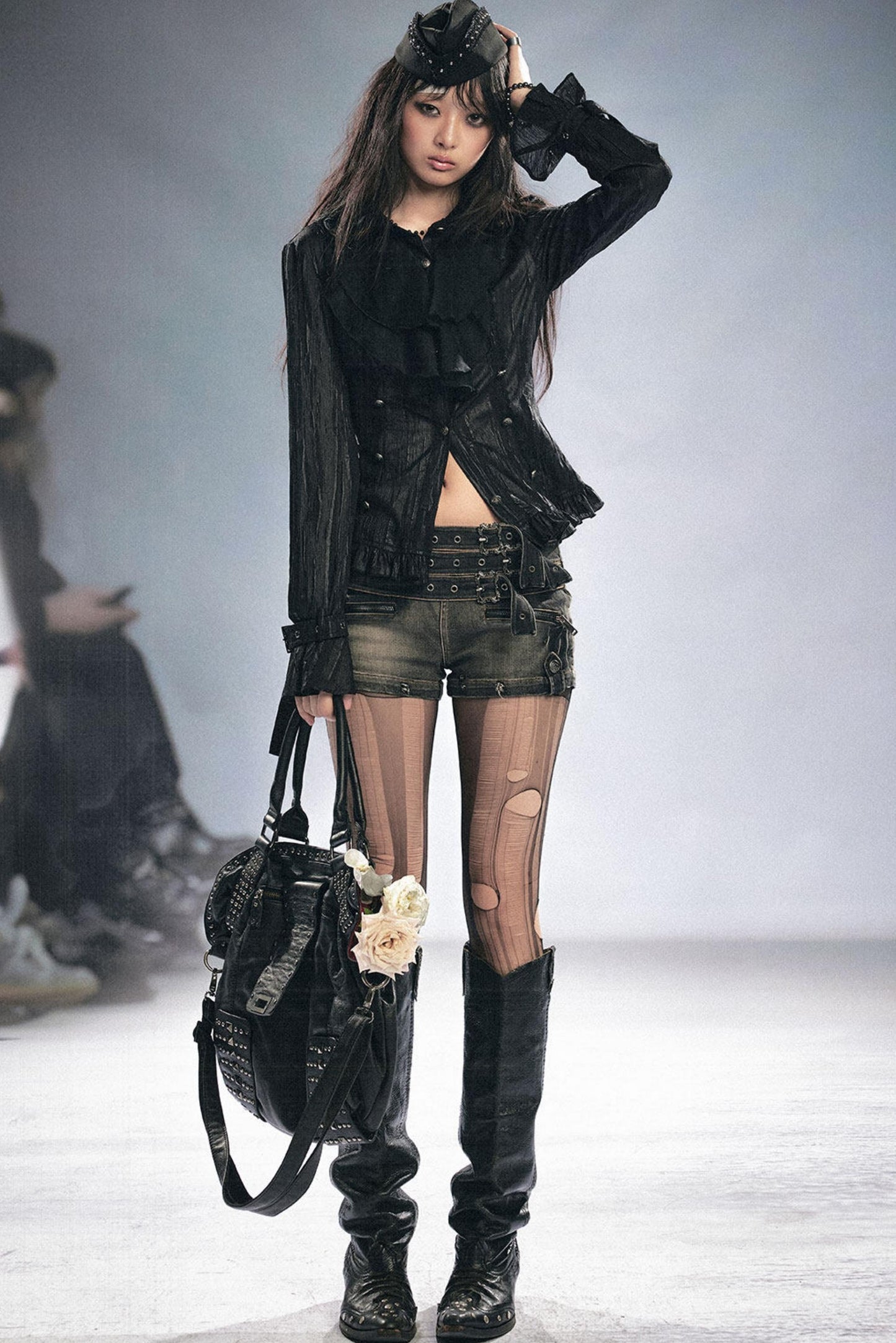 Undercurrent Romantic Ruffled Shirt