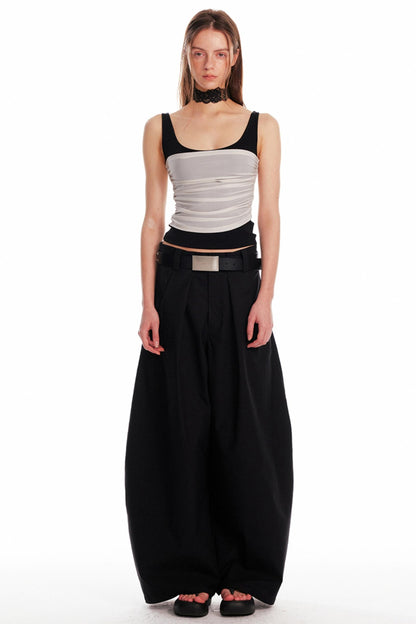 Chic Pleated Sleeveless Top