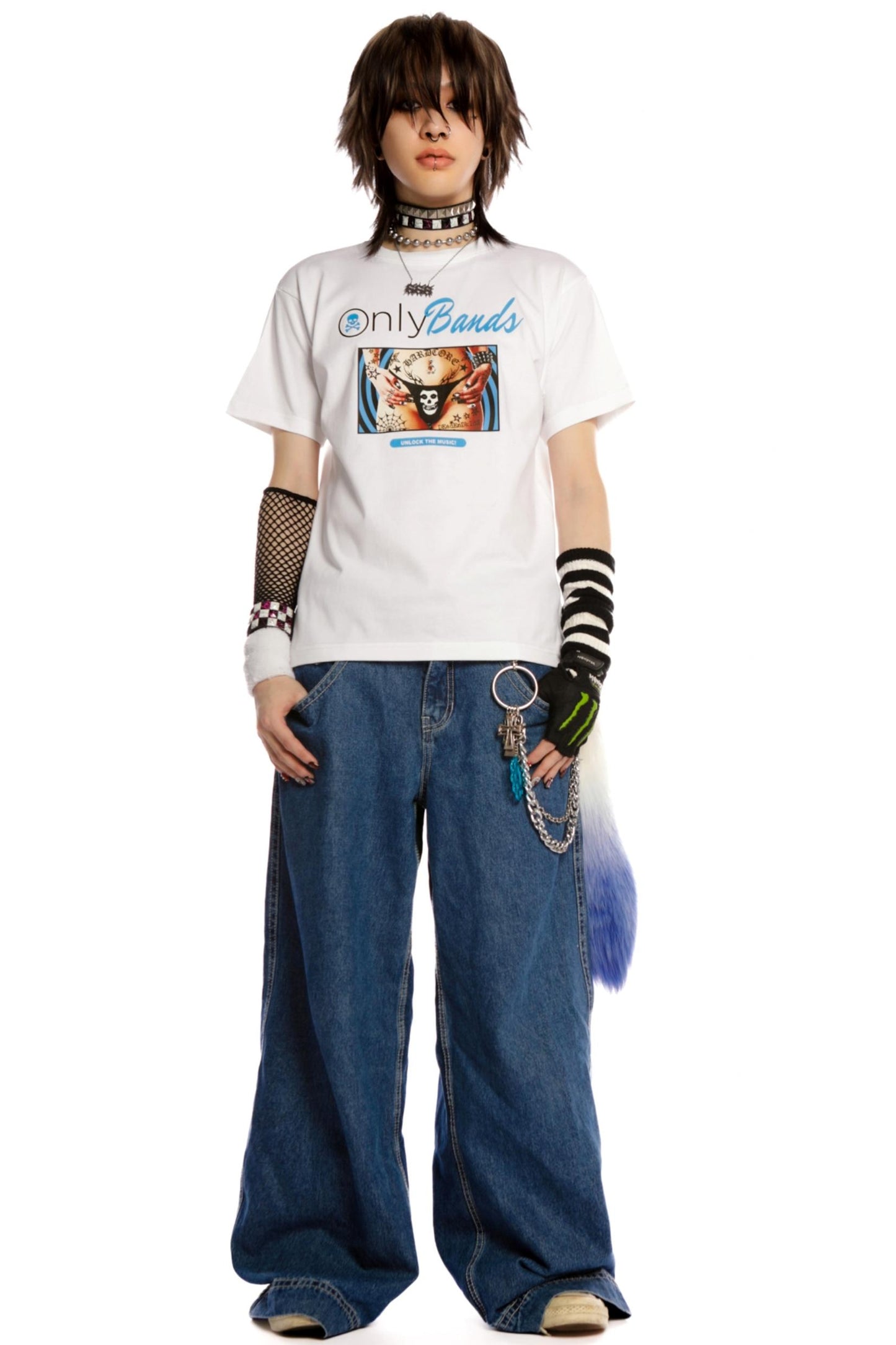 Original Spoof American Street Shoulder T-Shirt