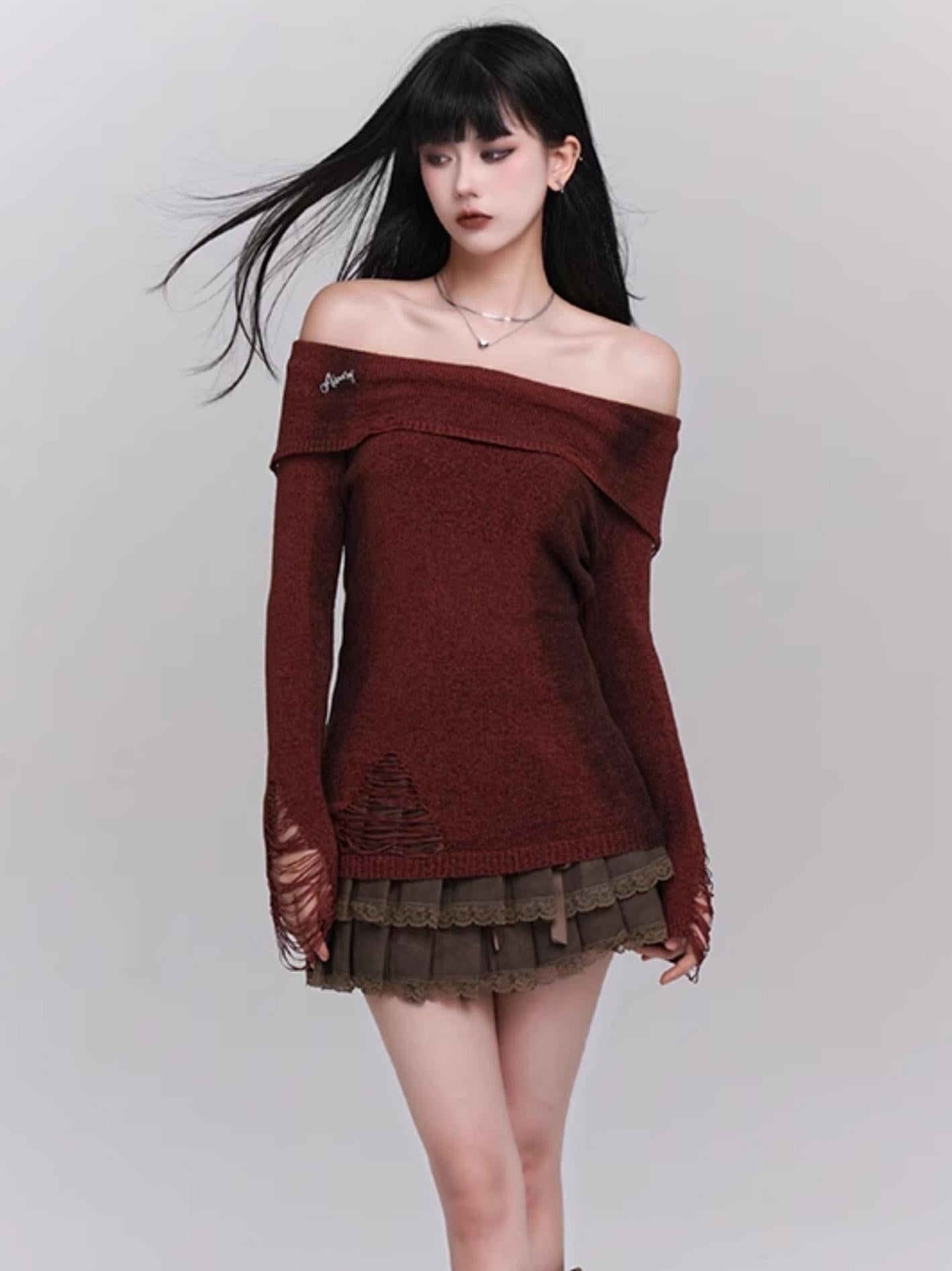 High-End Knitwear Top