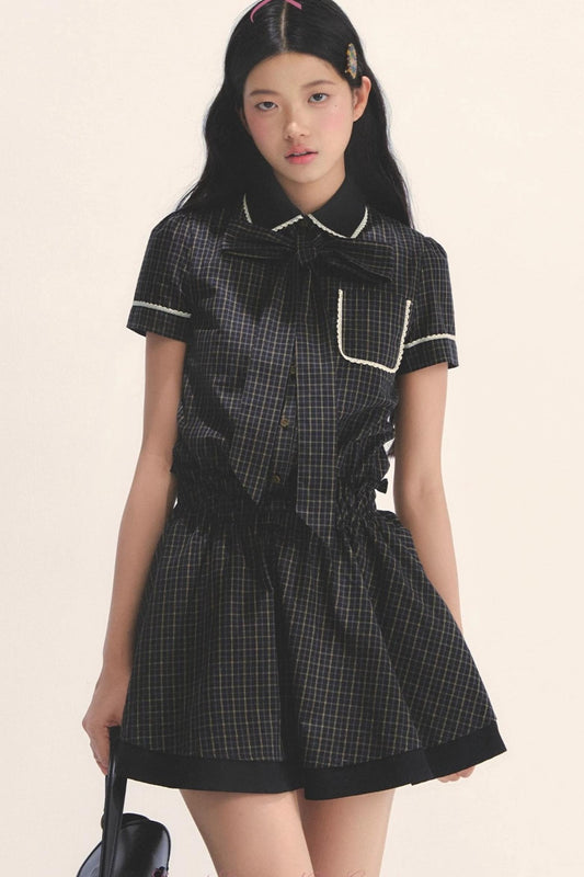 Vintage Plaid Dress