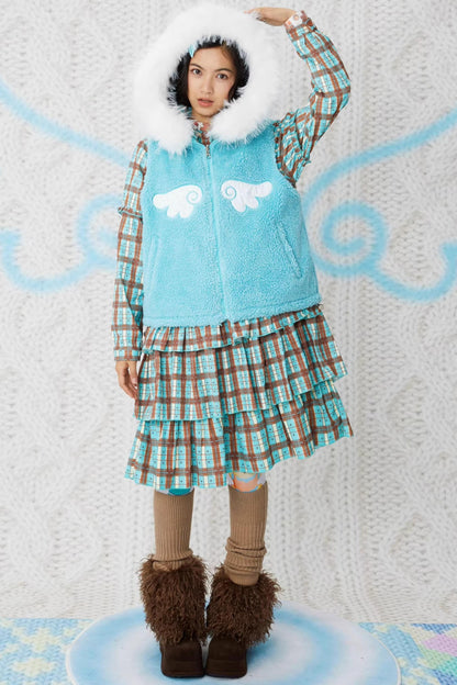 Double-Sided Panda Cotton Vest Jacket