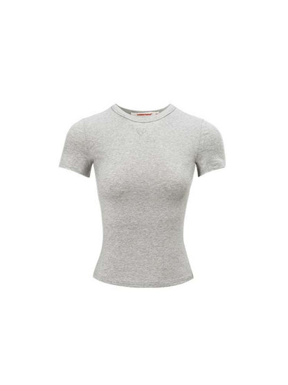 Embroidered Slim Fit Basic T-Shirt