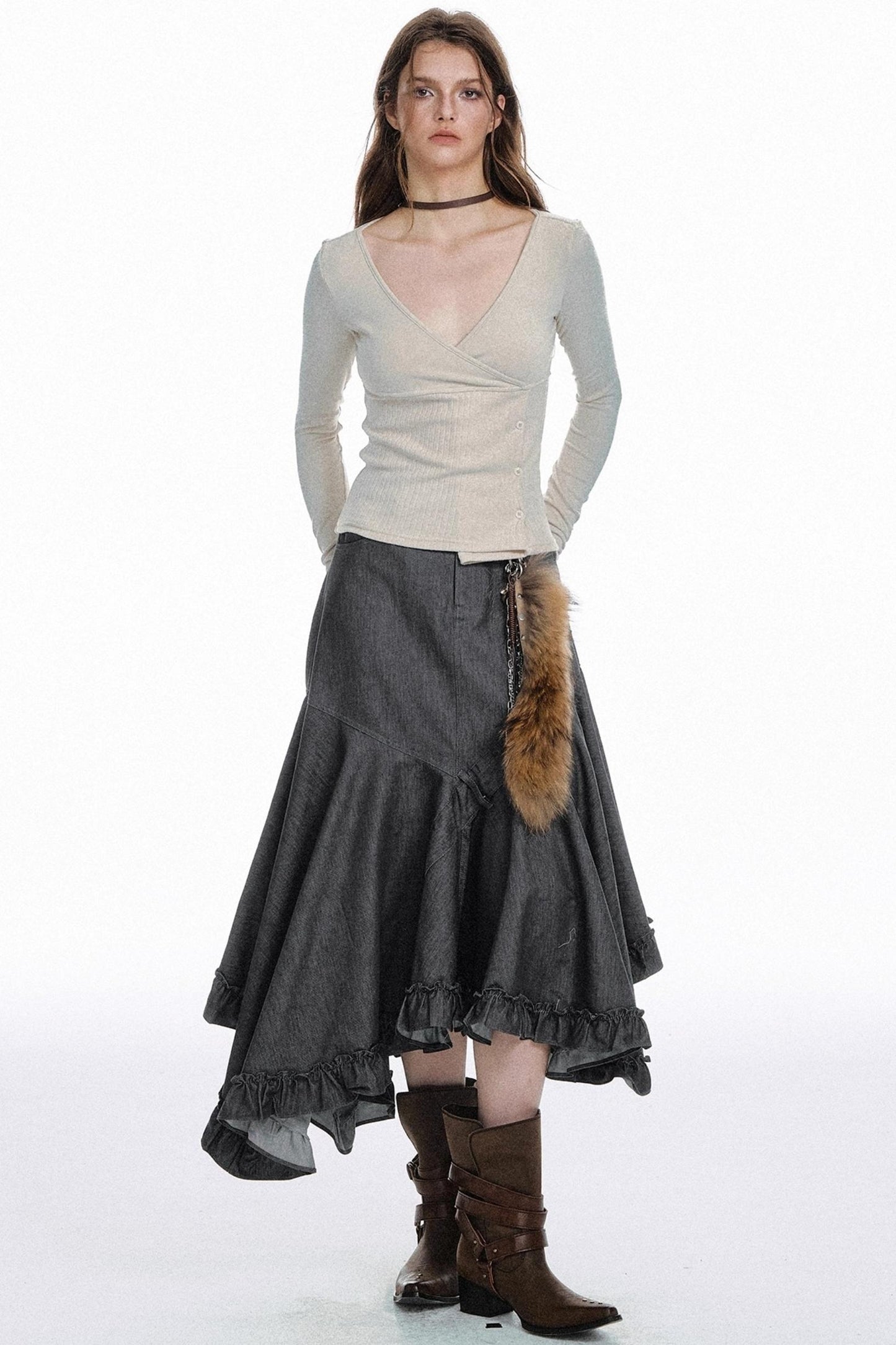 Hot Girl Style Long Sleeve T-Shirt